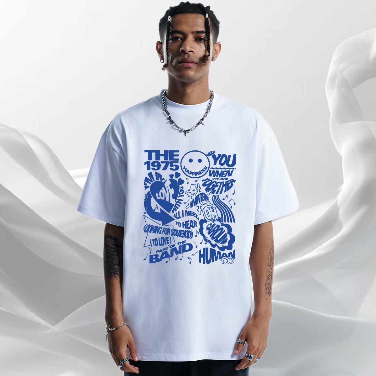 Cool Design T shirt Street wear Hip Hop Breathable Crew Neck Cotton Tshirt for Man Woman Designer Customized Print Top Tees