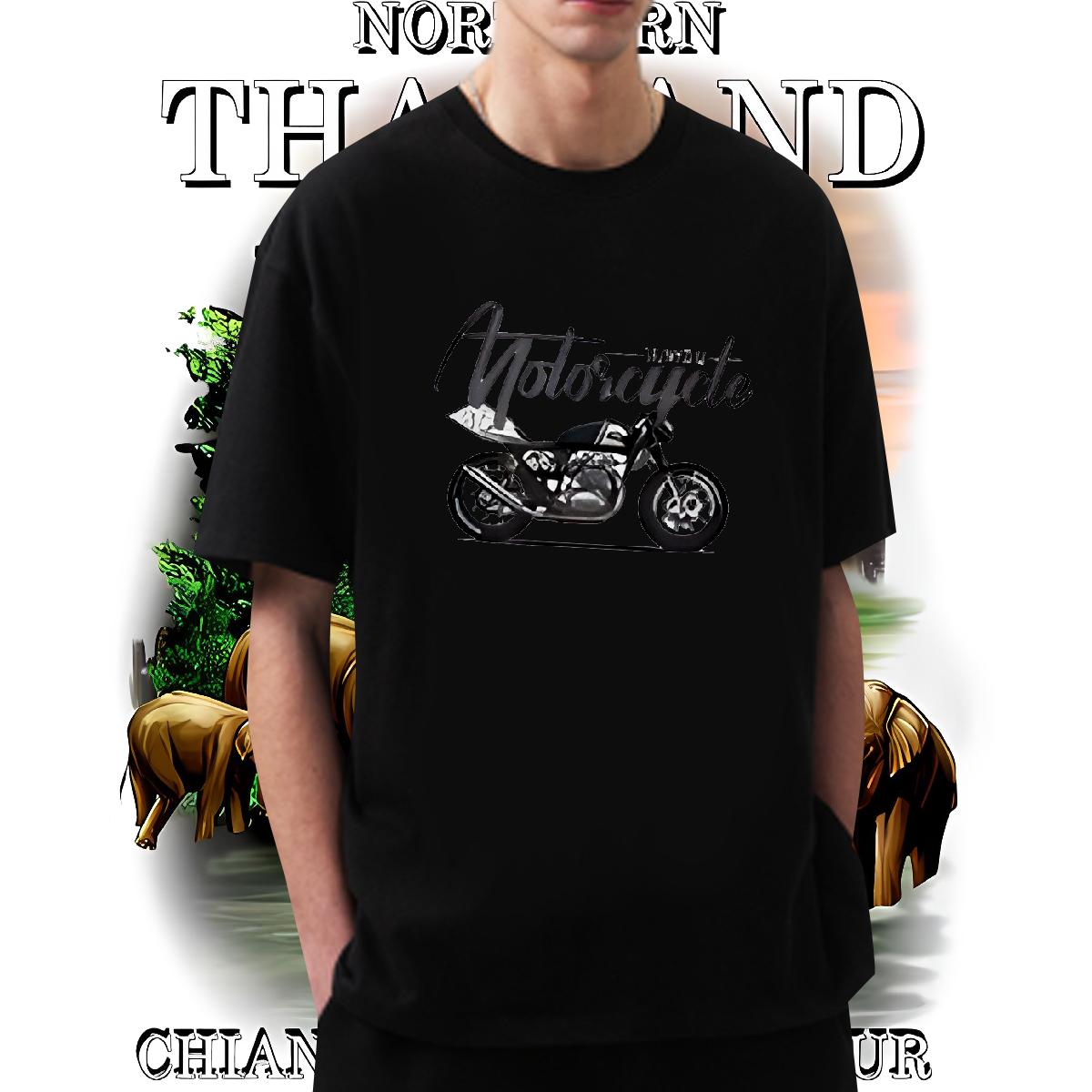 Fashion New T-Shirts Anime Print Street Wear Tshirts Breathable Short Sleeve Classic Tshirts