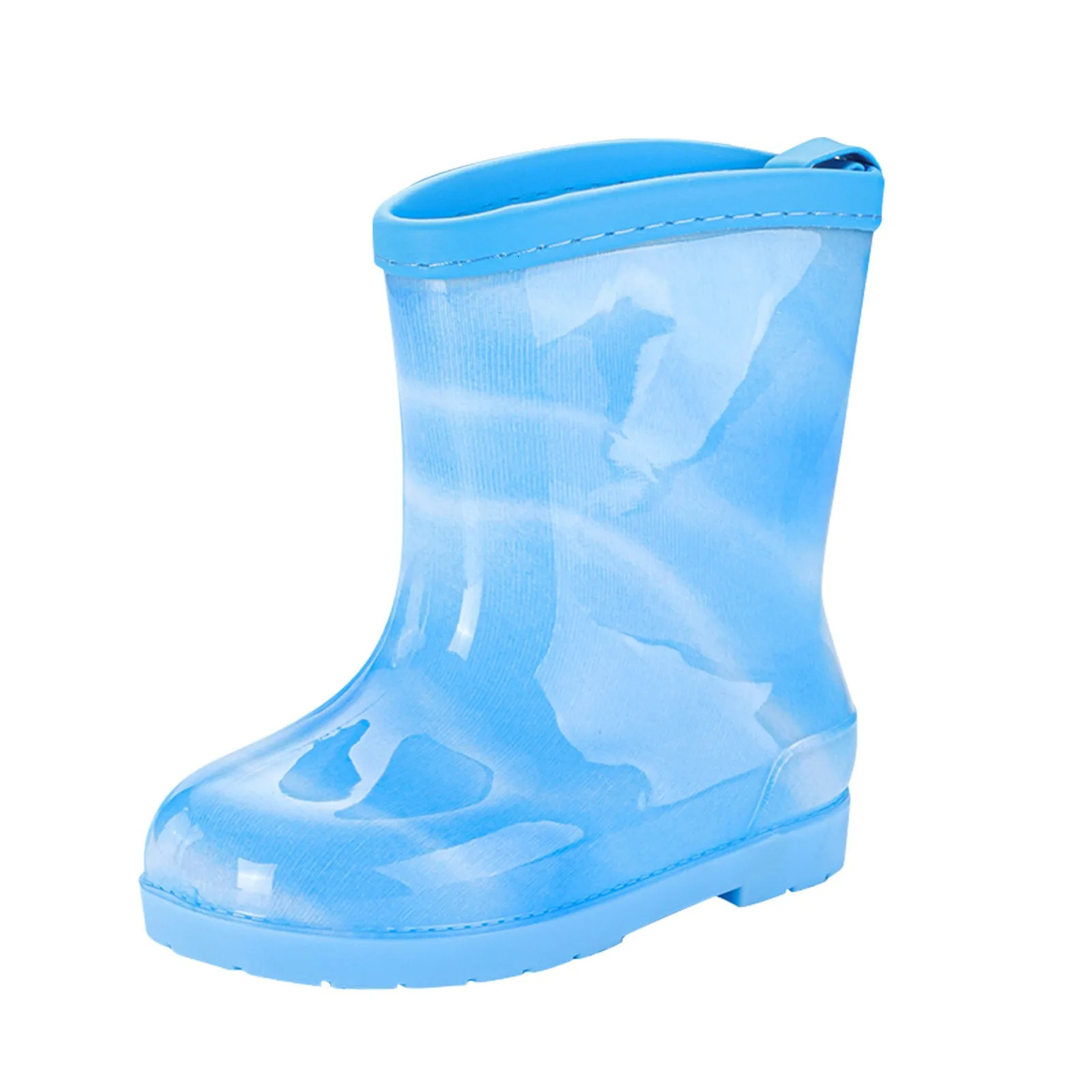 PVC Rubber High Quality Children Rainboots Waterproof Baby Boys Girls Water Shoes Lightweight NonSlip Rain Boots Kids botas 240603
