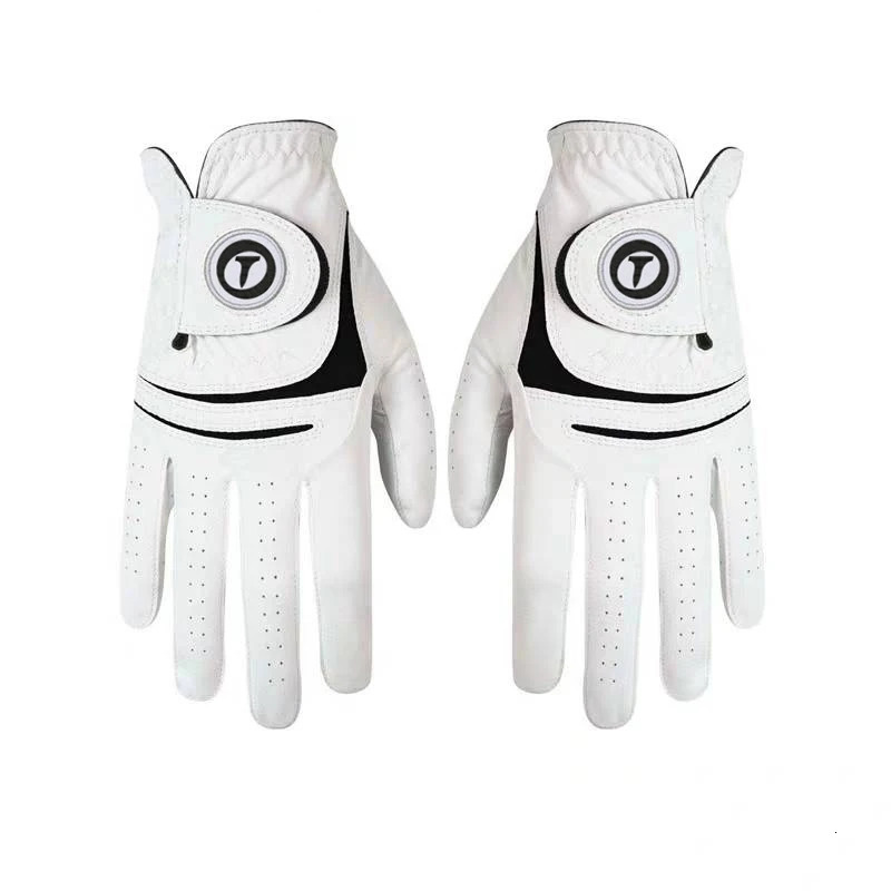Lambskin golf gloves mens gloves golf glove comfortable breathable wear resistant golf gloves 240603
