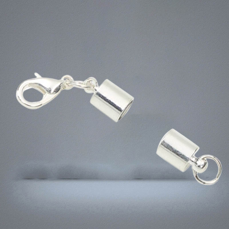 Newest SilverGold Plated Magnetic Magnet Necklace Clasps Cylinder Shaped Clasps For Necklace Bracelet Jewelry Diy 319C3