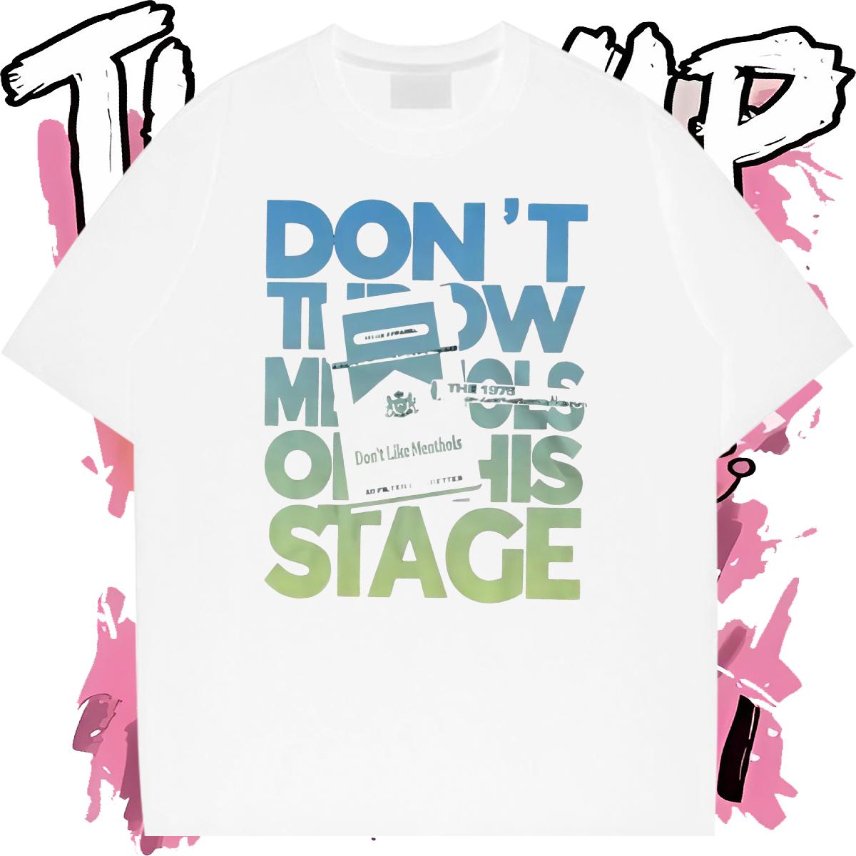 Designer Fashion T-Shirts DIY Anime Men Tops Tees Street wear Hip Hop O-Neck Short Sleeve Cotton Comfortable Tops Shirt