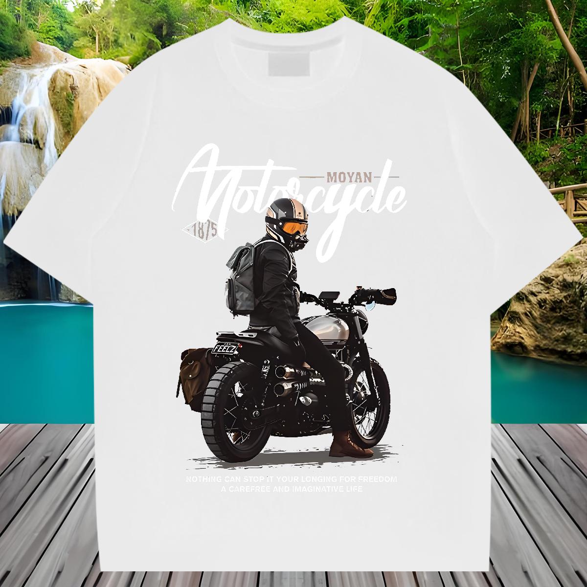 Casual New Men T Shirts Oversized Daily Wear Men Clothes T-Shirt Cotton Breathable Designer Tshirts