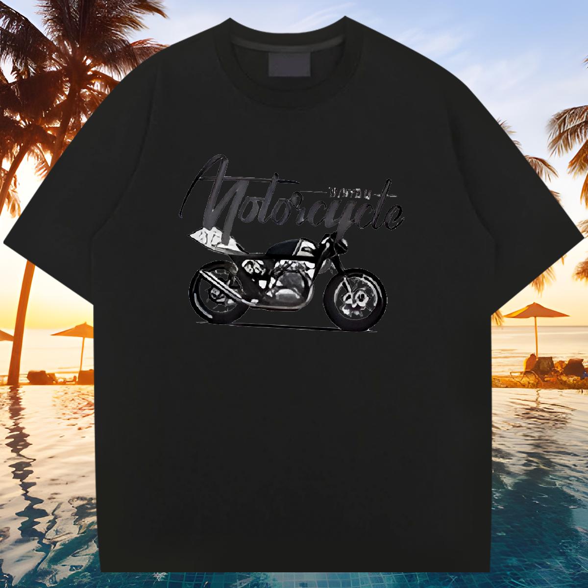 Classic Casual T-Shirts DIY Printed Outdoor Men Tops Tees Cotton O Neck Short Sleeves Unisex Tees