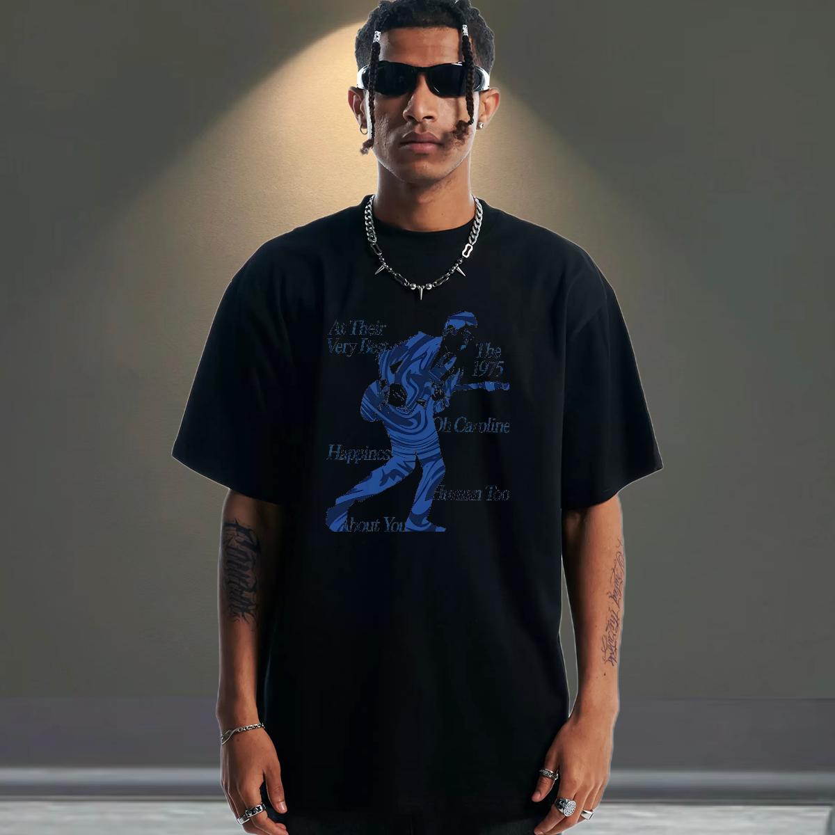 Unisex T Shirt For Man Cotton Breathable Soft Sport Couples T Shirts Custom Anime New Polos
