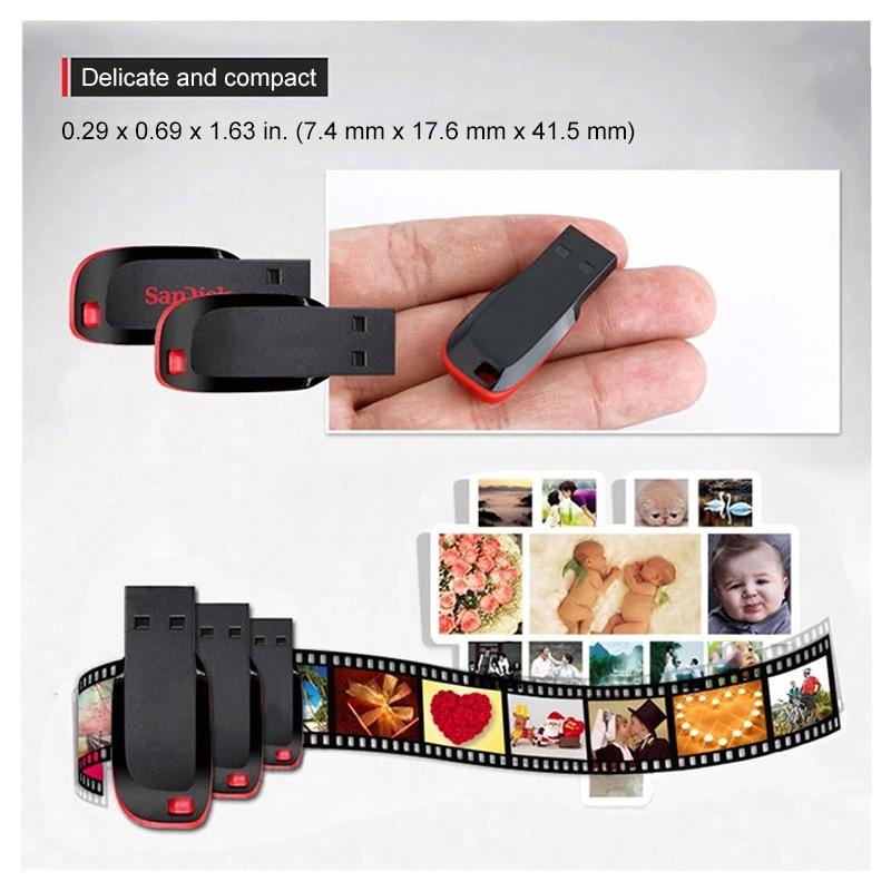 USB Flash Drive USB 2.0 4GB 8GB 16GB 32GB 64GB 128GB U Disk Shape Memory Stick Plastic Pendrives Date Storage Gift