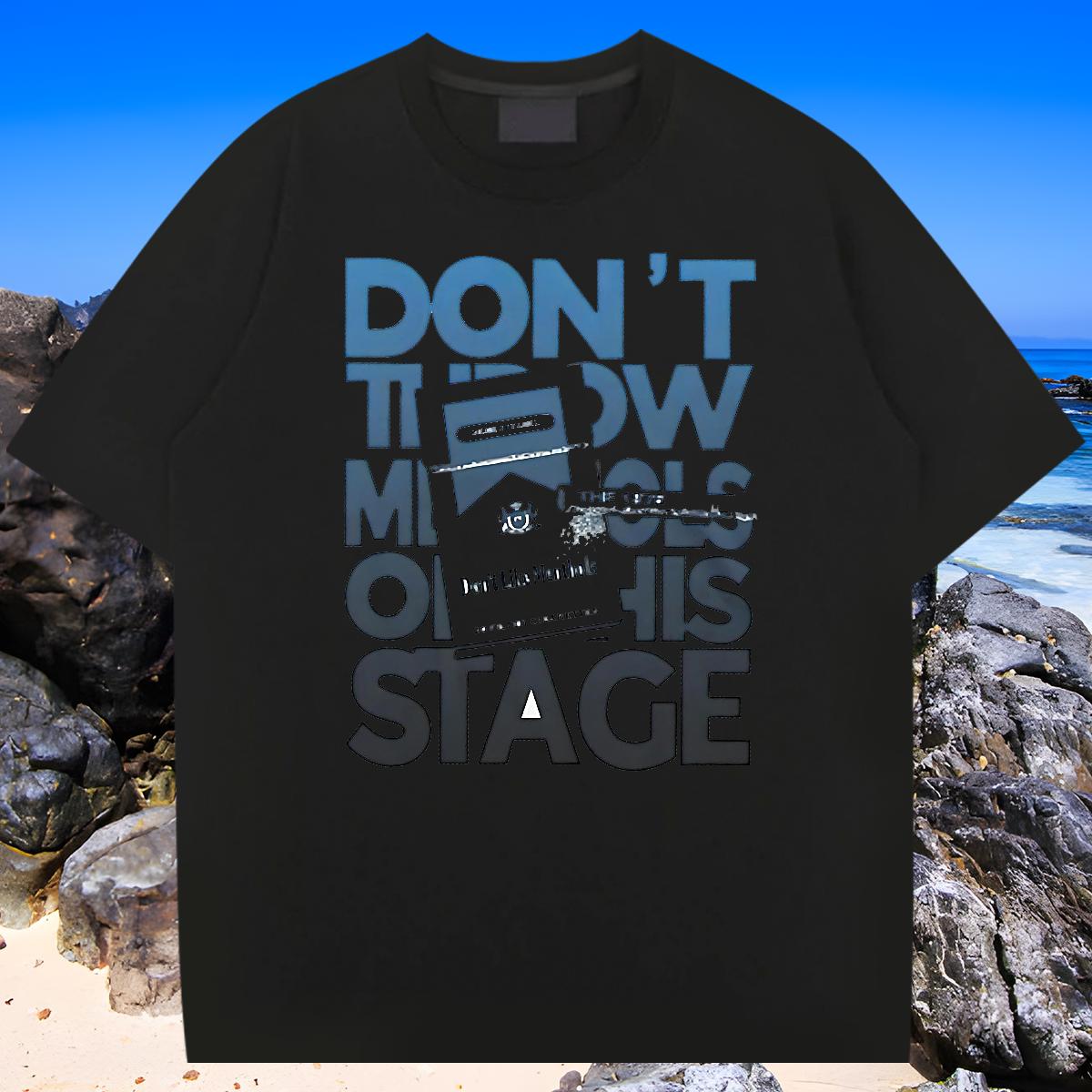 Fashion Design Man T Shirts Custom Cartoon Tshirts High Street Hip Hop Breathable Crew Neck Cotton Loose Fit Clothings