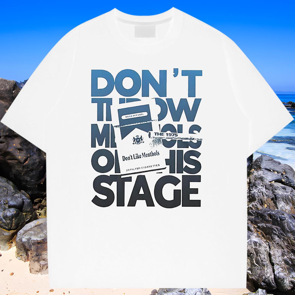 Fashion Design Man T Shirts Custom Cartoon Tshirts High Street Hip Hop Breathable Crew Neck Cotton Loose Fit Clothings