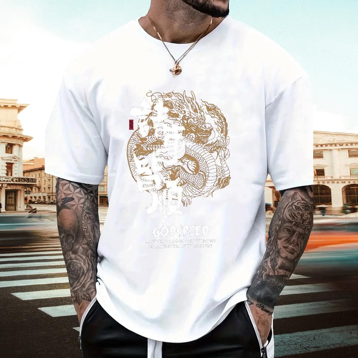 Custom Man T Shirts Crew Neck Cotton Breathable High Street Hip Hop Tshirt for Man Woman Custom Cartoon Brand Tshirts