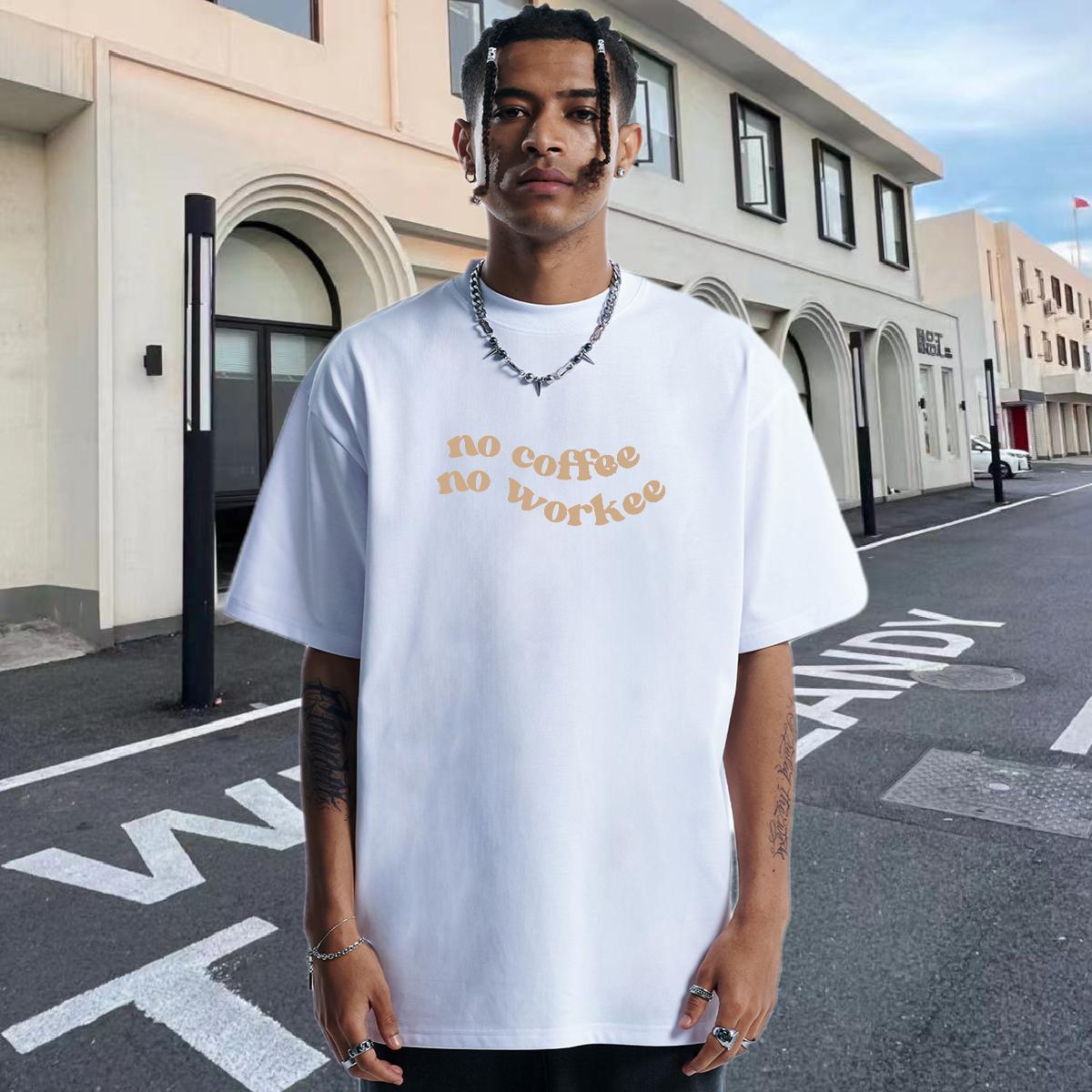 Classic Casual T shirt Custom Printed Men Tshirts Casual Breathable Crew Neck Cotton Comfortable Tops Shirt