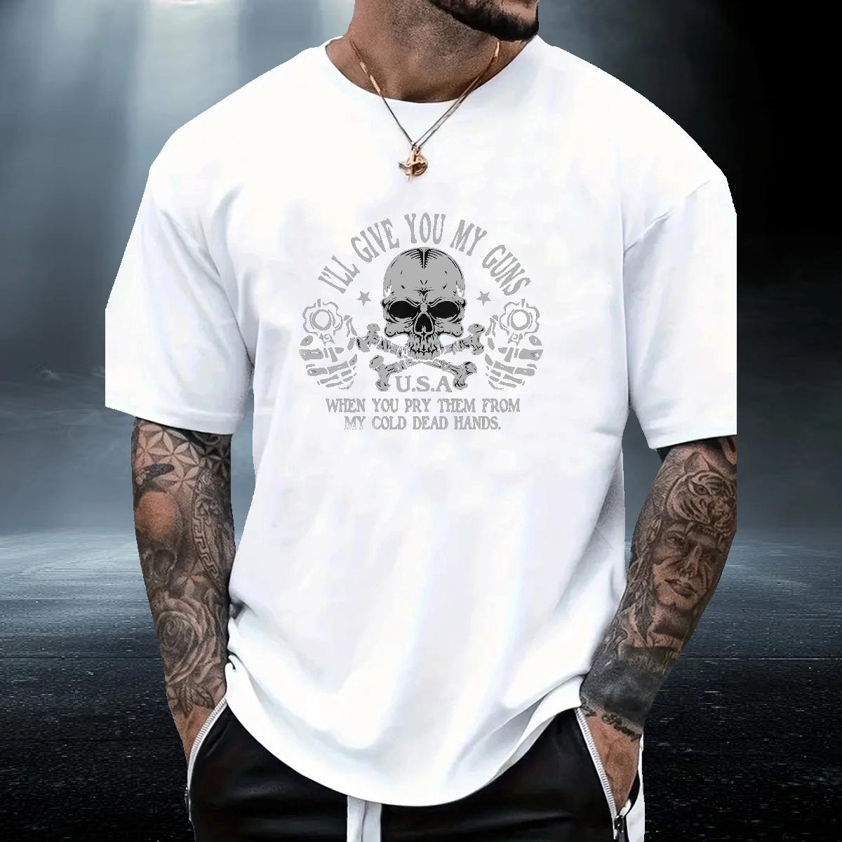 Unisex T-Shirts Crew Neck Cotton Breathable Daily Wear Tshirts DIY Printed 2024 Summer Tees