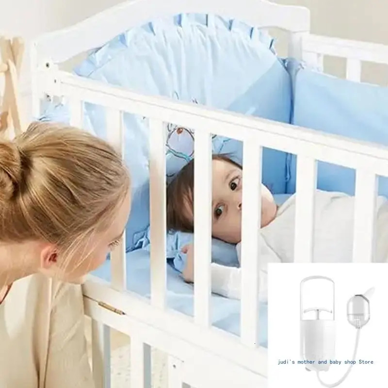 67JC Portable Handheld Baby Nose Cleaner Powerful and Easy to Use Mouth Suction Nasal Aspirator with Filters Cotton Set 240603