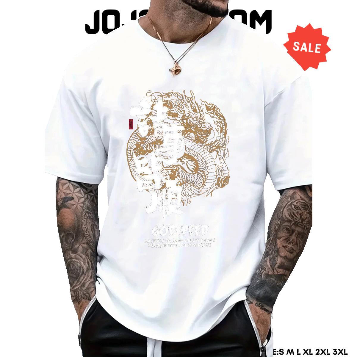 Designer T-Shirts for Men Street Breathable Short Sleeve Men Tees 2024 Summer Cartoon Print Tops Tees