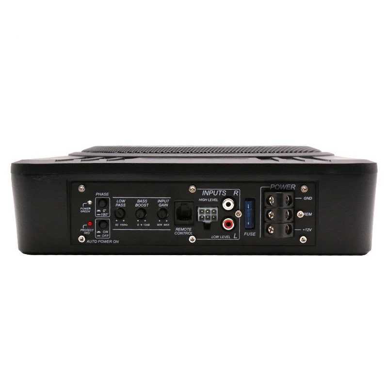 Car Audio 8/10 inch subwoofer car audio 12V600W high-power aluminum alloy car speaker seat mounted subwoofer modified ultra-thin subwoofer z241129