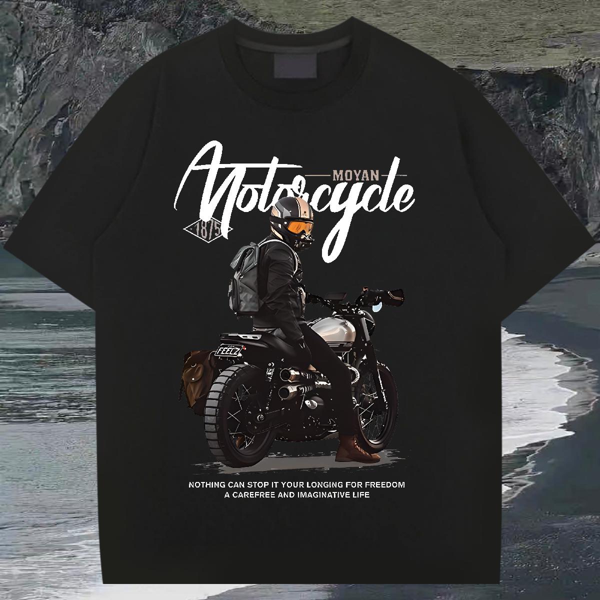 Designer Fashion Mens T Shirts Oversized Daily Outfit Men Clothes T-Shirt 180g Cotton Cool Clothings