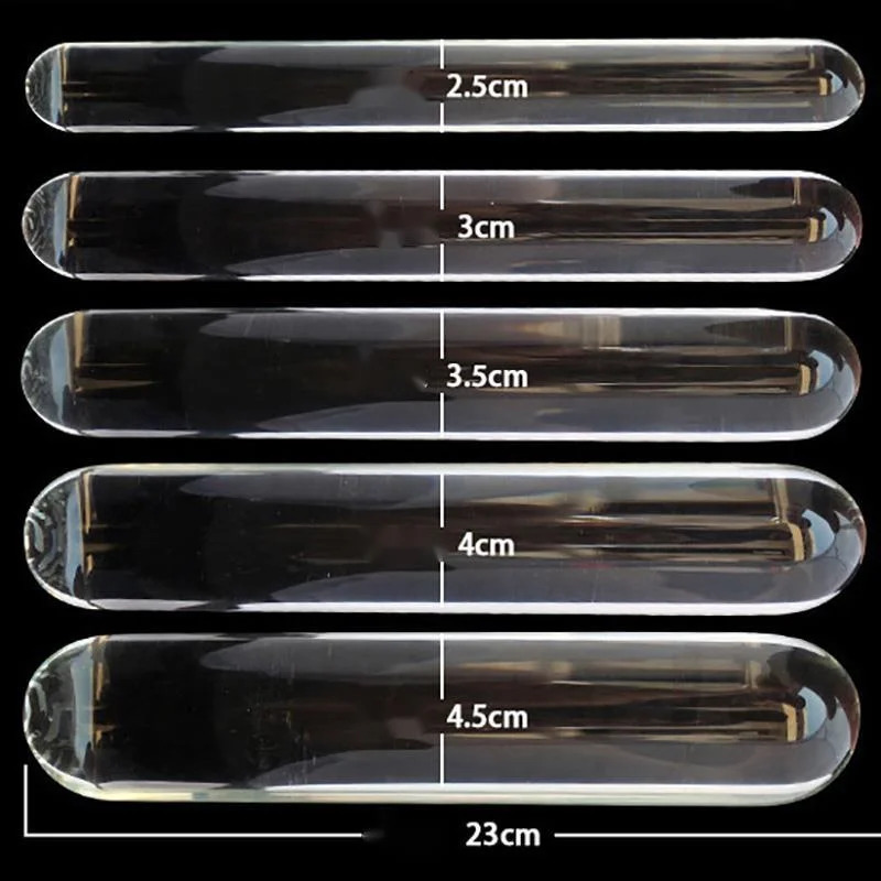 Crystal Clear Glass Dildo Anal Plug G-spot Stimulates Female Masturbation Adult Sexual Toys 240516