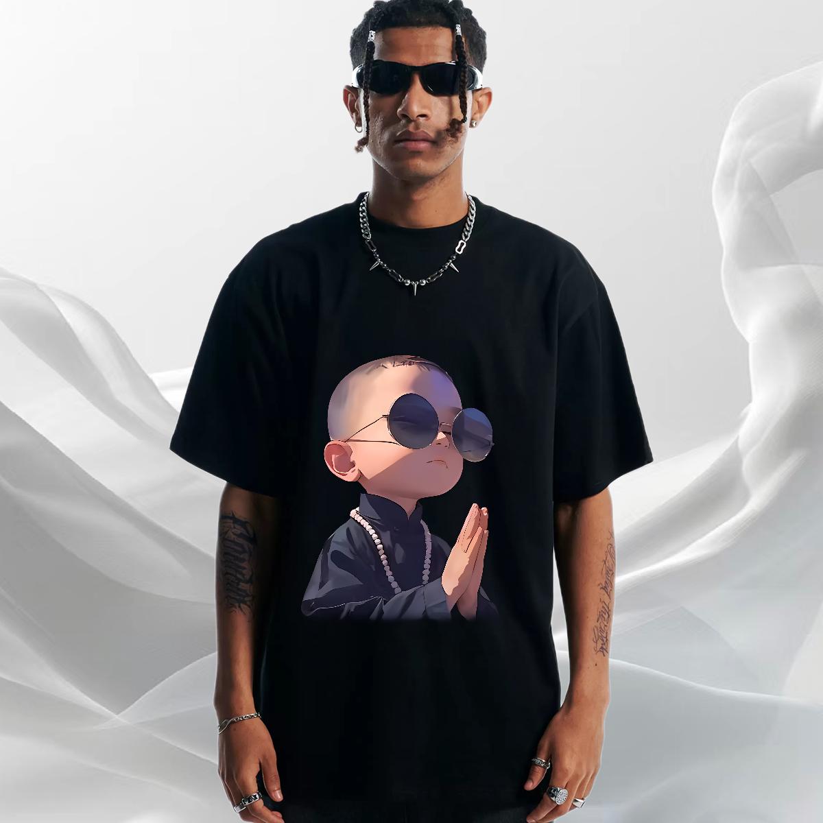 Comfortable T Shirt For Man Hip Hop Crew Neck Cotton Couples T Shirts 2024 New Customized Top Tees