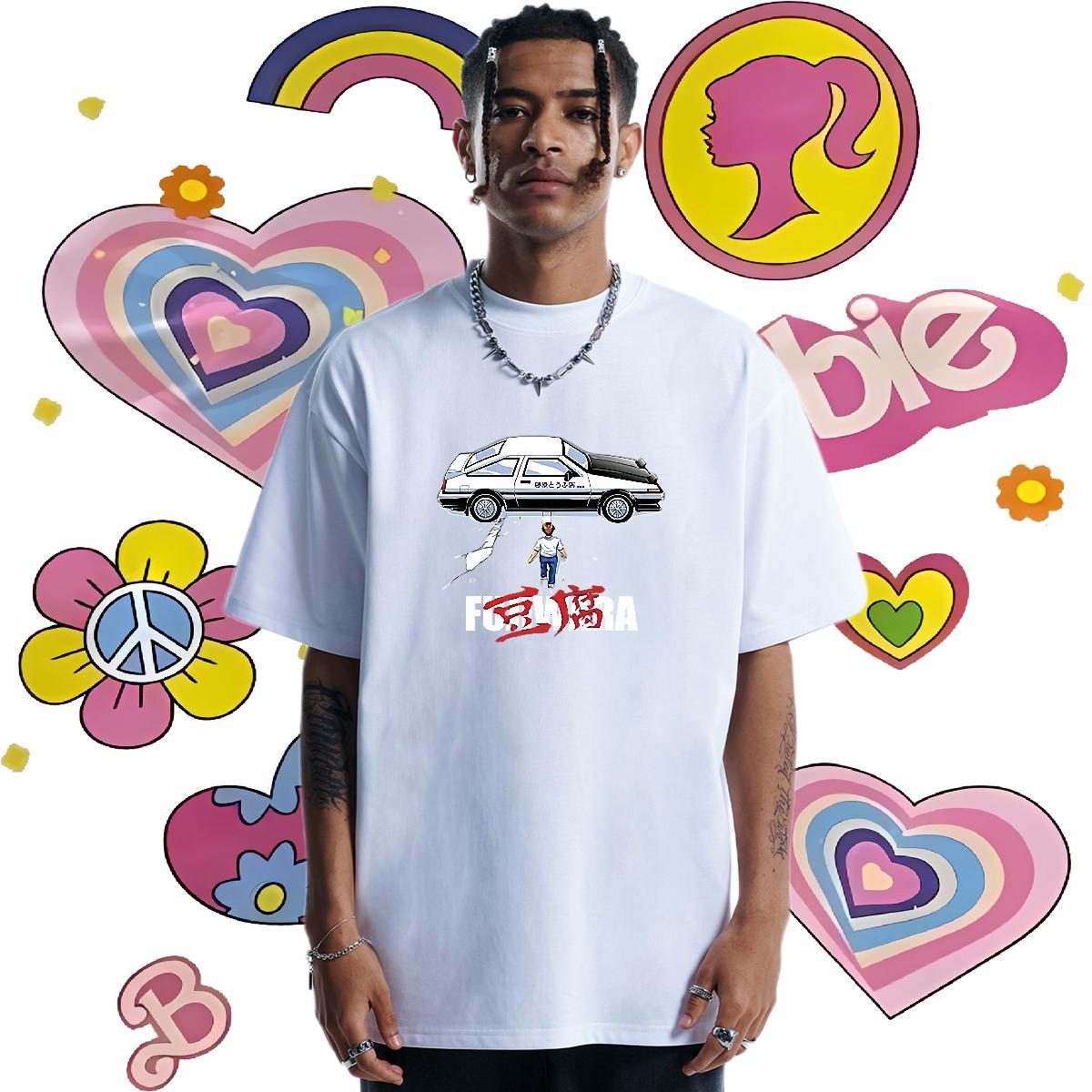 Fashion Men T Shirts Oversized Tshirts Casual Beach Cotton Breathable Short Sleeve Cool Top Tees