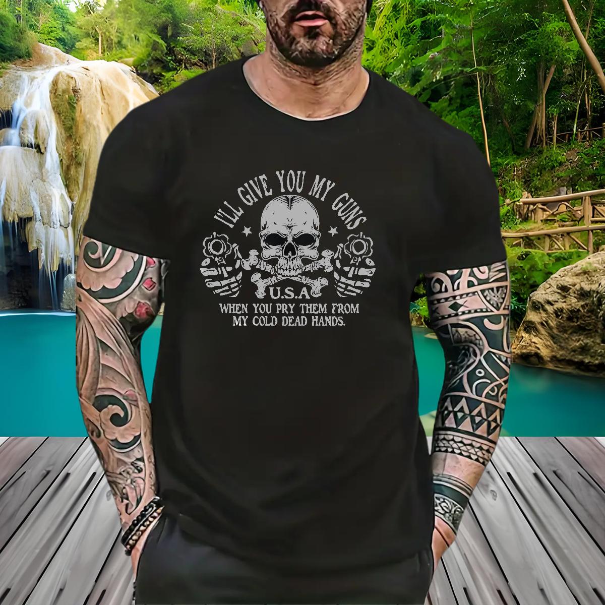 Popular T Shirt For Man Breathable Crew Neck Cotton Daily Outfit Men Tshirts Custom Print Plus Size Fashion Designer Clothes