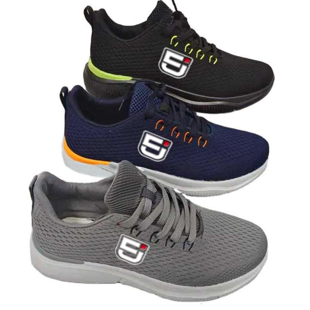 Ddmysports Casual Sneaker For Men Running Sport Designer Leather Breathable Fly Knitting Light New Fashion Walking Style Shoes OUTDOOR