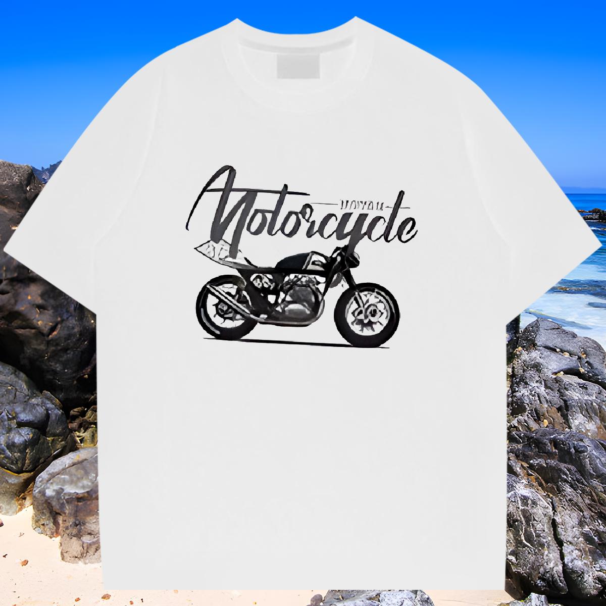 Stylist Man T Shirts DIY Spring Summer Men Clothes T-Shirt Short Sleeve Cotton O-Neck Cool Tops Shirt