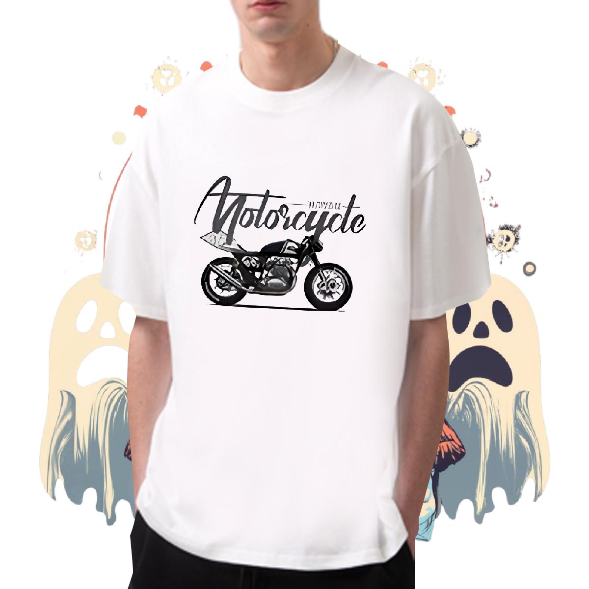DIY T-Shirts Custom Print Oversized Beach Men Tees Cotton Breathable Short Sleeve Brand Tops Shirt