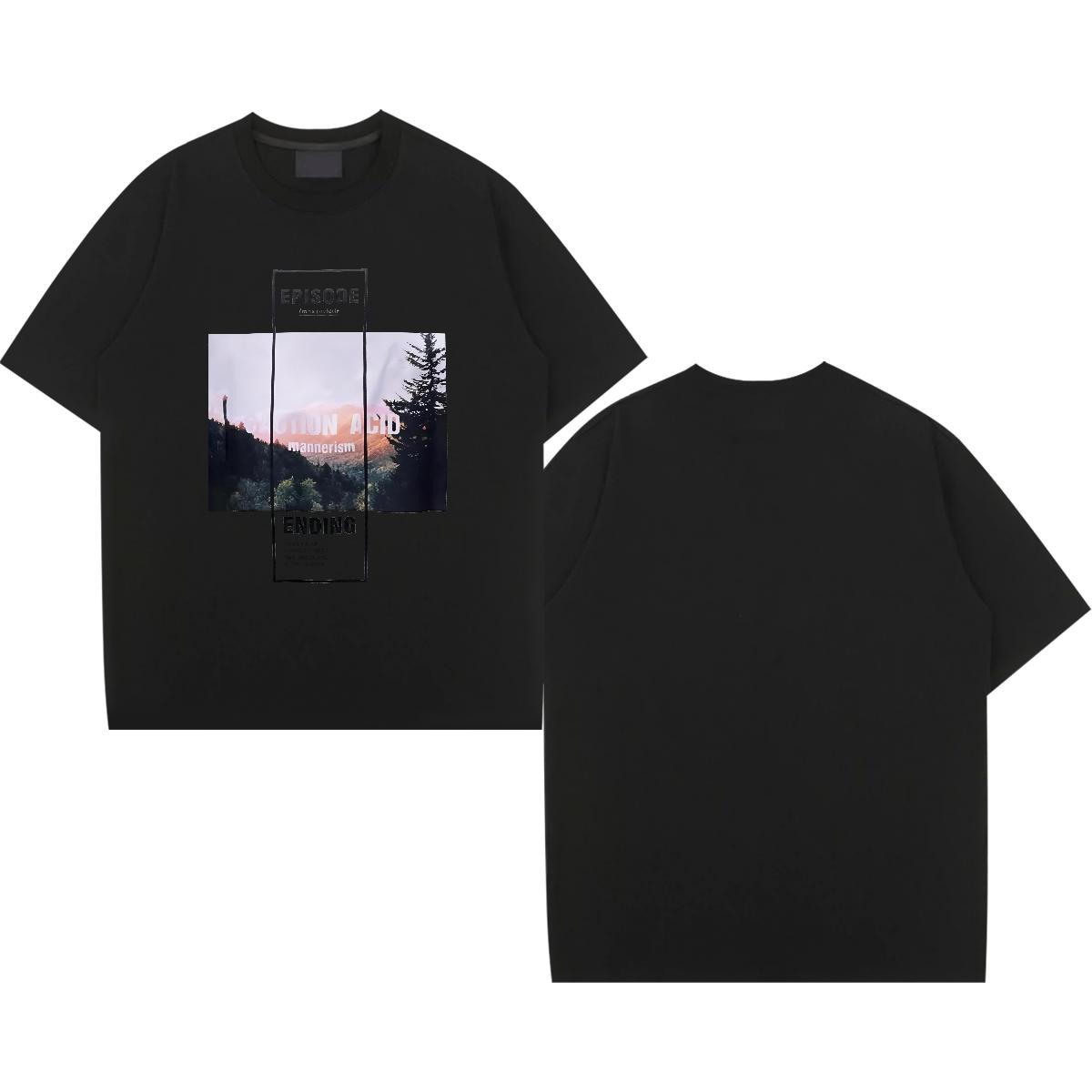 High Quality T Shirts Men Street 180g Cotton Men Tees 2024 DIY Printed Top Tees