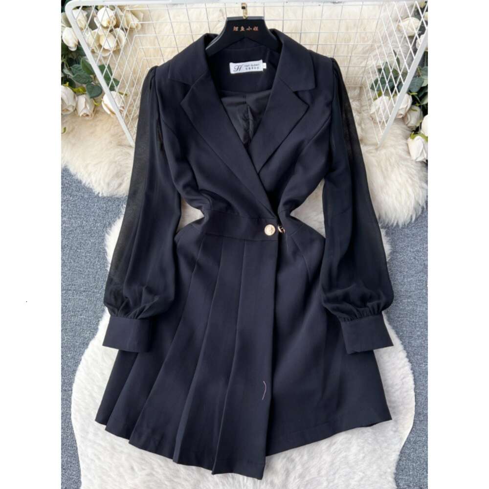 Light mature style waistband suit dress for womens spring and autumn wear new light luxury temperament design slim and high-end elegant short skirt