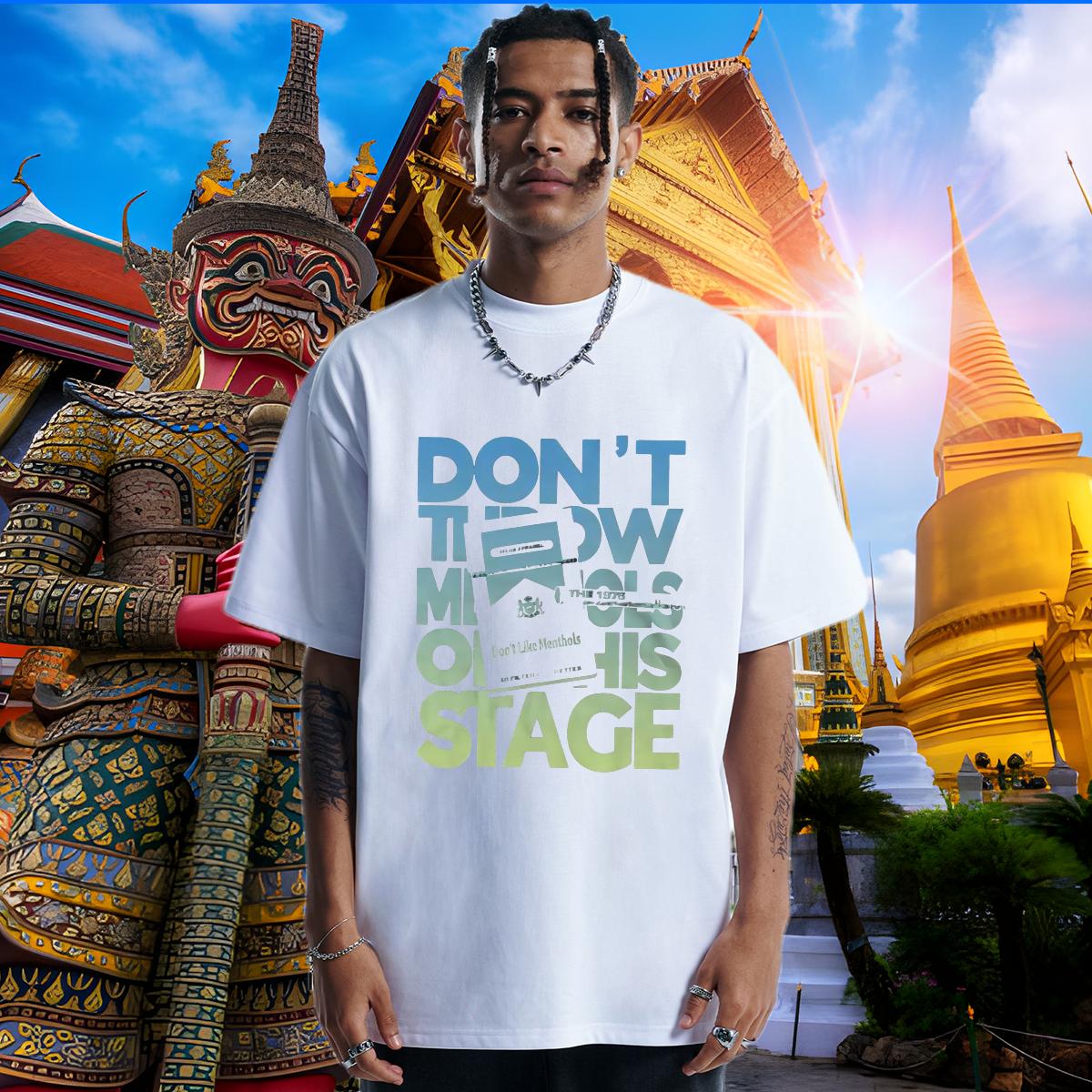 Classic T Shirt For Man Custom Print Plus Size Mens Tshirts Street wear Hip Hop Cotton Breathable Short Sleeve Comfortable Tee Shirt
