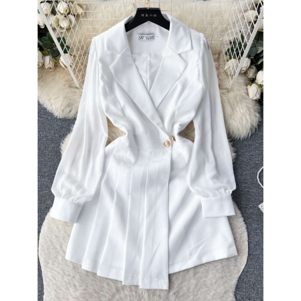 Light mature style waistband suit dress for womens spring and autumn wear new light luxury temperament design slim and high-end elegant short skirt