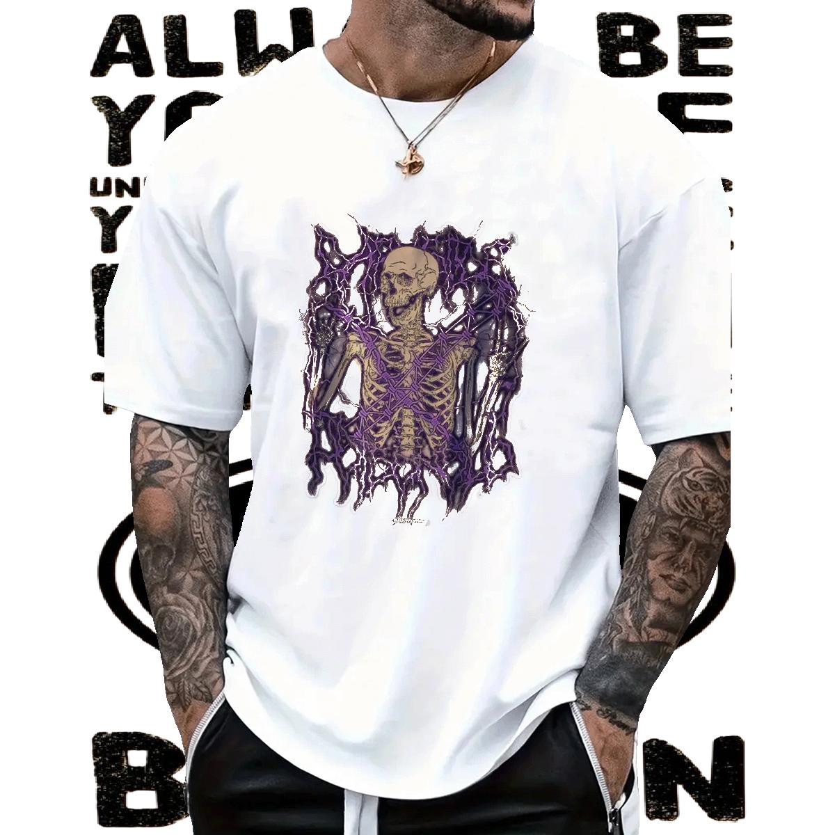 DIY Customized T-Shirts DIY Logo Men Tshirts Outdoor Breathable Crew Neck Cotton Classic Tee Shirt