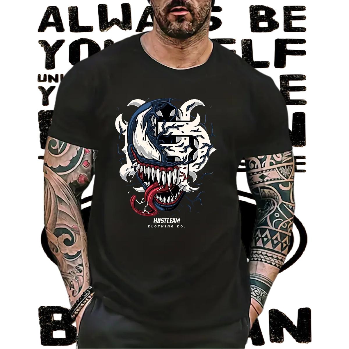 Cool Design T-Shirts Anime Printing Street Short Sleeve Cotton O-Neck Couples T Shirts Designer Plus Size Custom Tshirts
