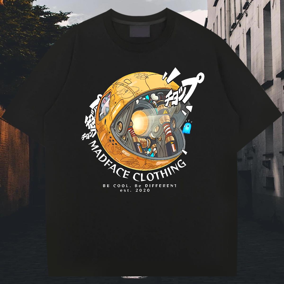 High Quality T Shirts Men O-Neck Short Sleeve Cotton Hip Hop Street Men Clothes T-Shirt DIY Printed New Arrival Clothes