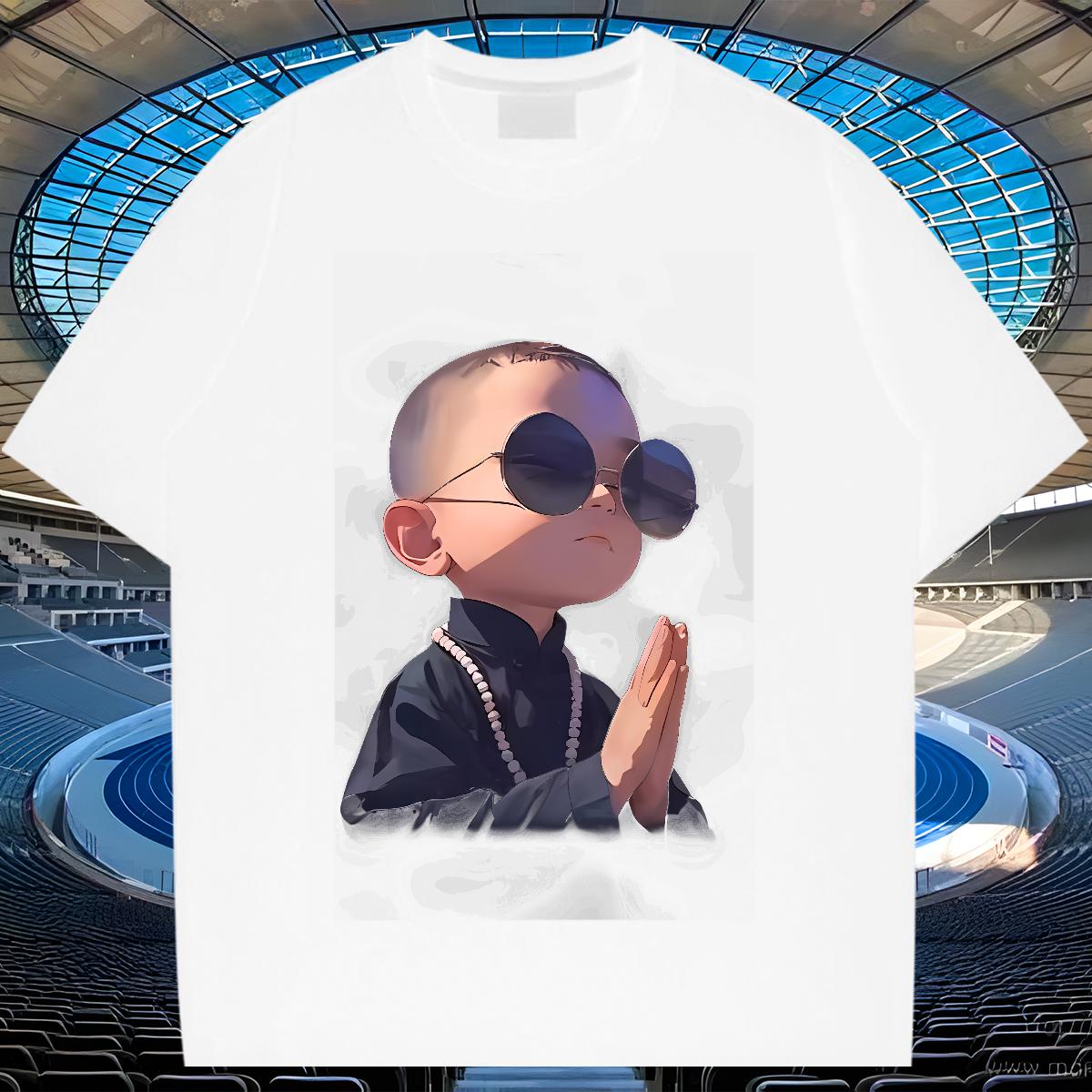Soft Men T Shirts Home Outdoor Short sleeve Cotton Soft Men Clothes T-Shirt 2024 New Custom Printing Clothes