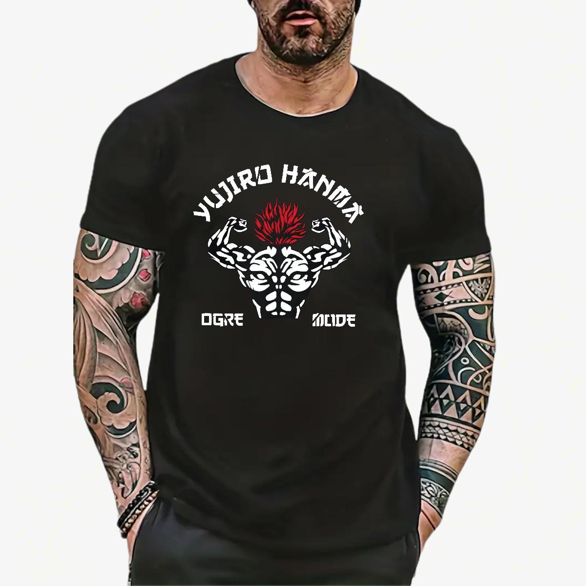 Classic Casual T-Shirts for Men Asian Size Men Tees Home Outdoor Crew Neck Cotton 5A Clothings