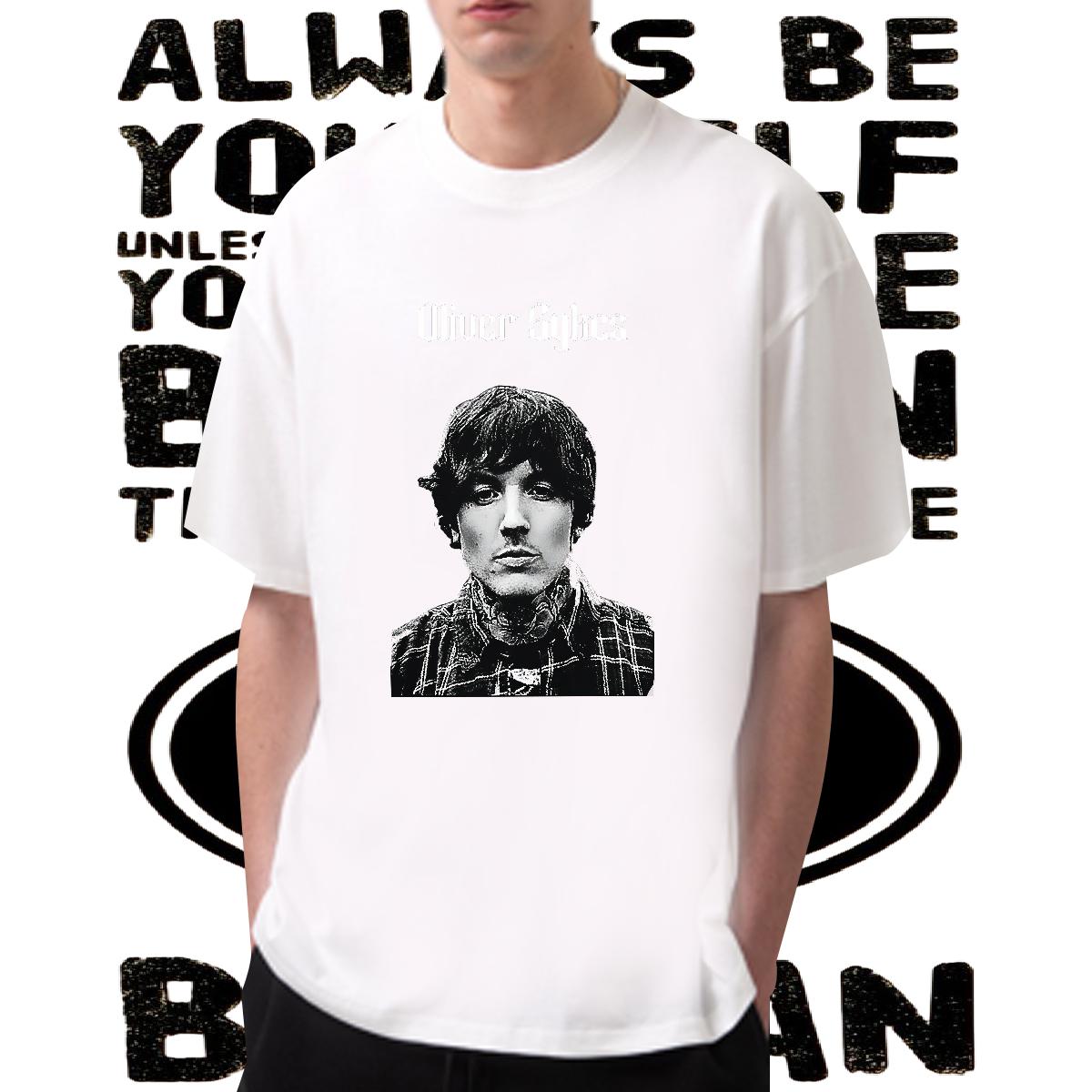 DIY Customized Men T Shirts Anime Print Home Outdoor Men Tops Tees O-Neck Short Sleeve Cotton Cool Clothes