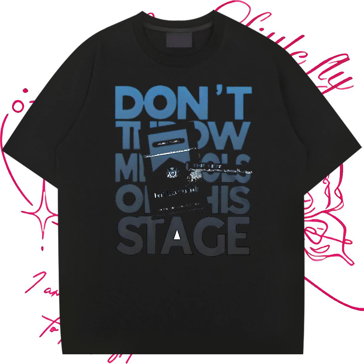 New Designer T-Shirts Anime Couples T Shirts Street Wear Cotton Breathable Short Sleeve Loose Fit Tops