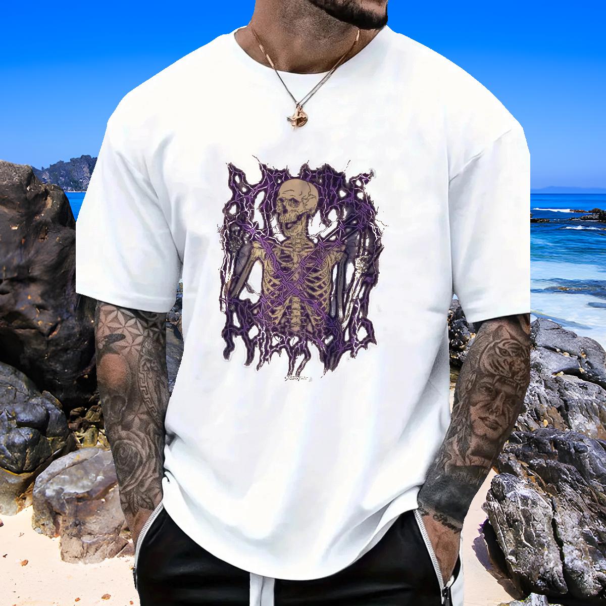 Wholesale T Shirts Men Black White Men Tshirts Hip Hop Street Breathable Crew Neck Wholesale Clothings