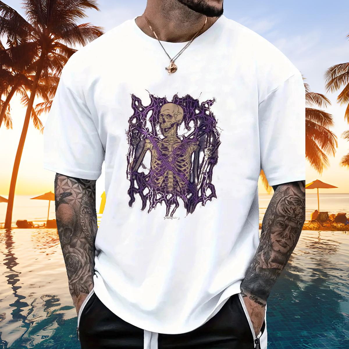 New Arrival T Shirt For Man White Plus Size Men Tees Daily Wear Short sleeve Cotton Soft Brand Tees Shirts