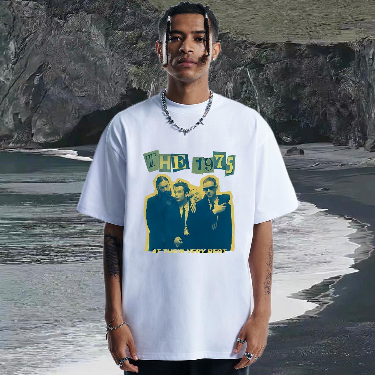 Loose Fit Man T Shirts Street Casual Cotton Breathable Short Sleeve Men Tops Tees Fashion Designer DIY Anime Tops Shirt