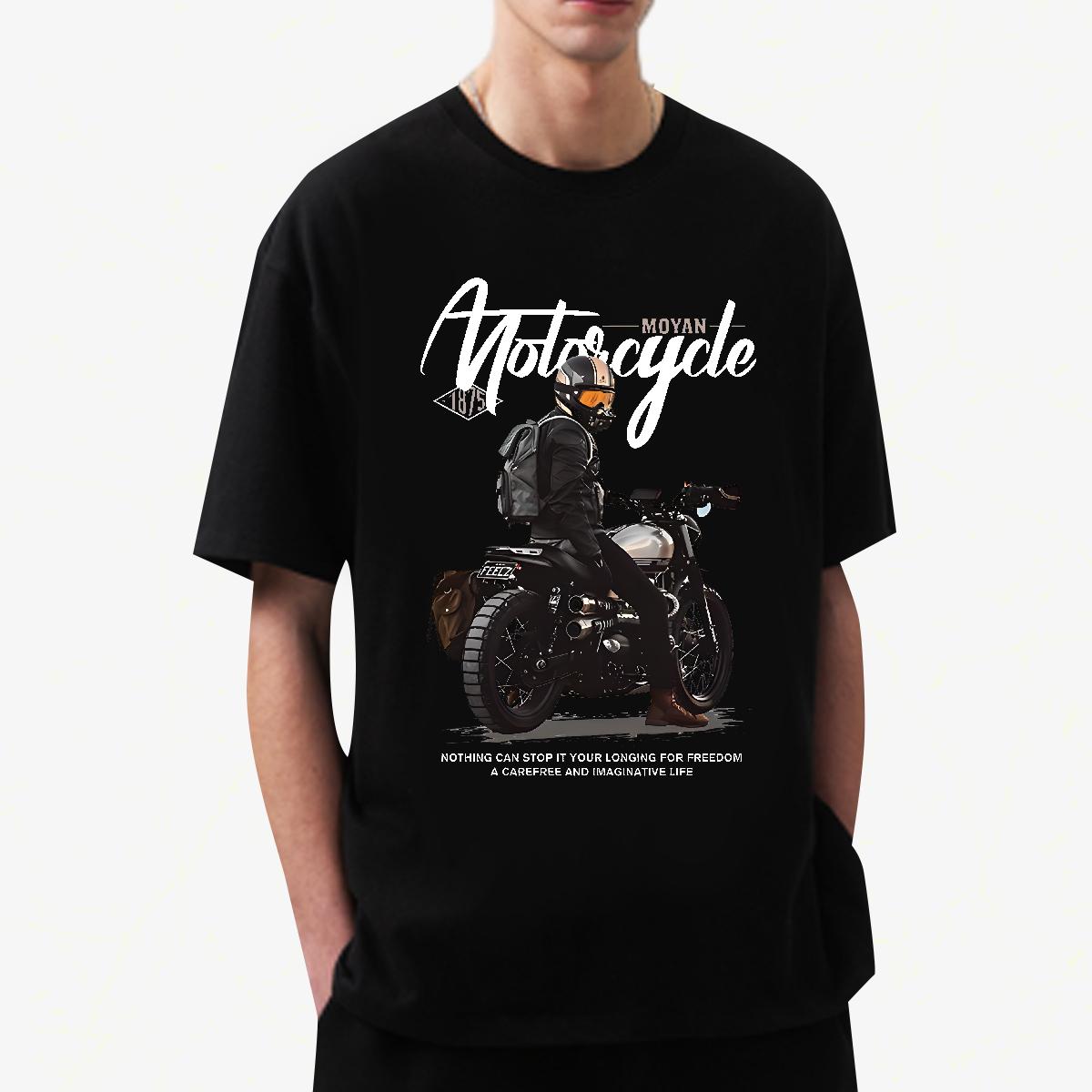 DIY Customized T-Shirts Round Neck Short Sleeve Home Outdoor Men Tees DIY Anime Comfortable Tees Shirts