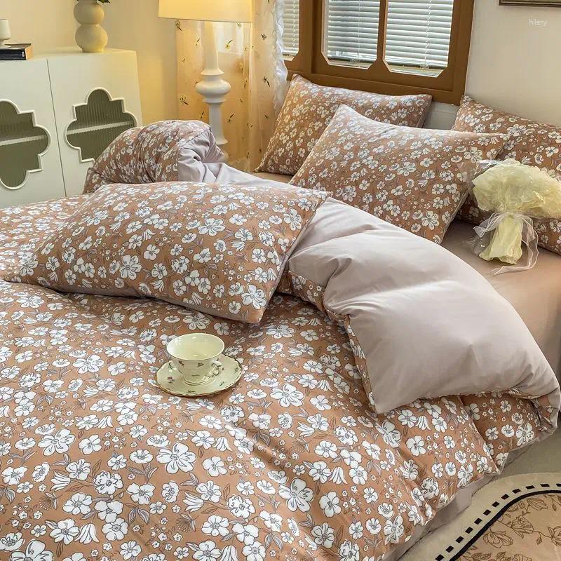 Bedding Sets 2024 Set Of Four Machine Washable Duvet Cover A Printed Available In All Seasons Home Textile Products