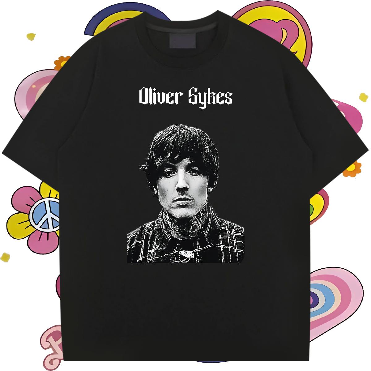 Cool T-Shirts for Men Round Neck Short Sleeve Casual Men Tops Tees Floral Print Casual New Clothes
