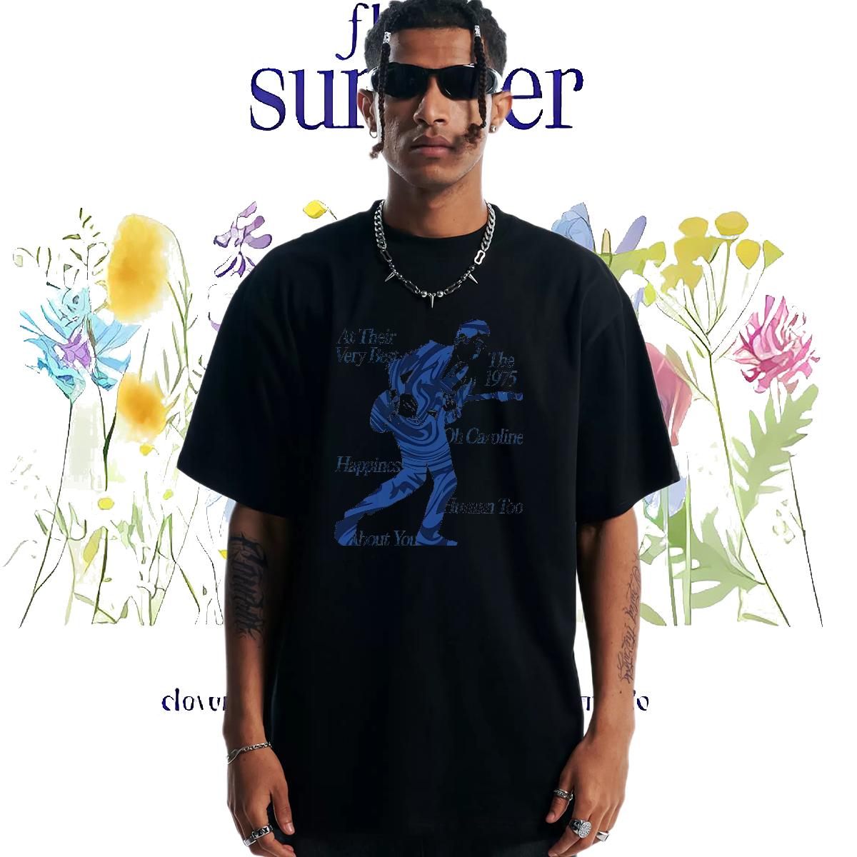 Designer Fashion Mens T Shirts Anime Print Couples T Shirts Casual Short sleeve Cotton Soft Wholesale Clothes