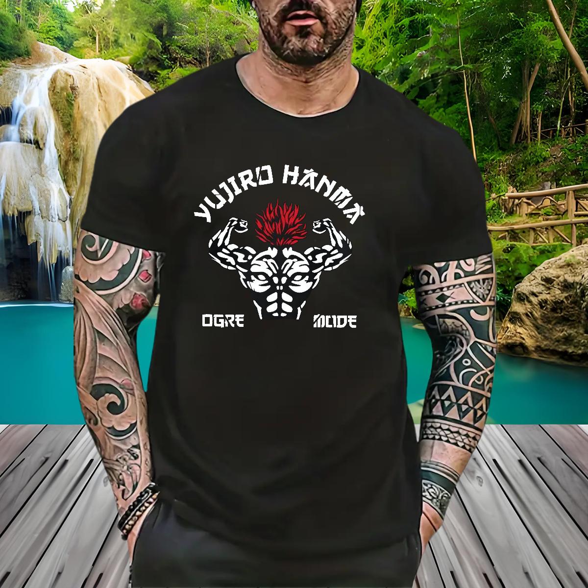 5A T shirt Outdoor Round Neck Short Sleeve Men Tshirts Stylist Cartoon Printing S-3XL Clothings