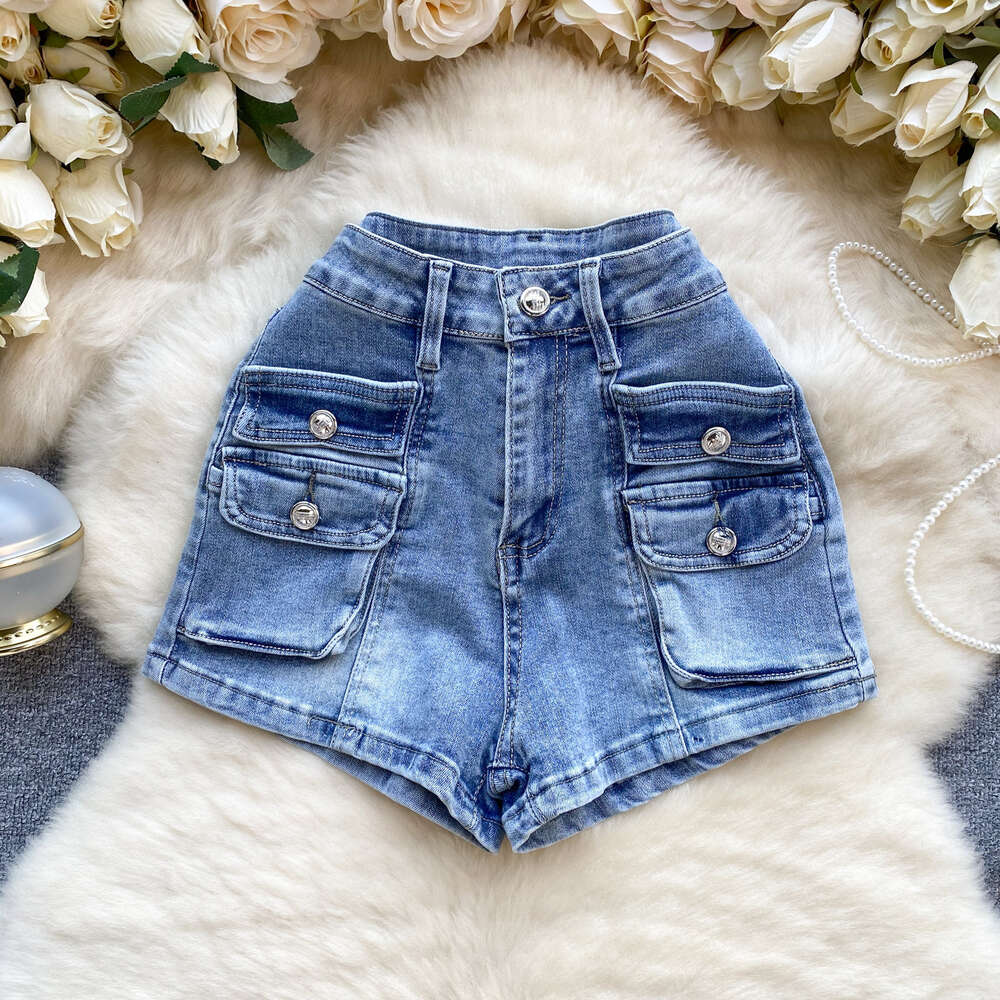 Wind jeans for women in summer small stature high waist slim appearance long legs versatile design spicy girl pants