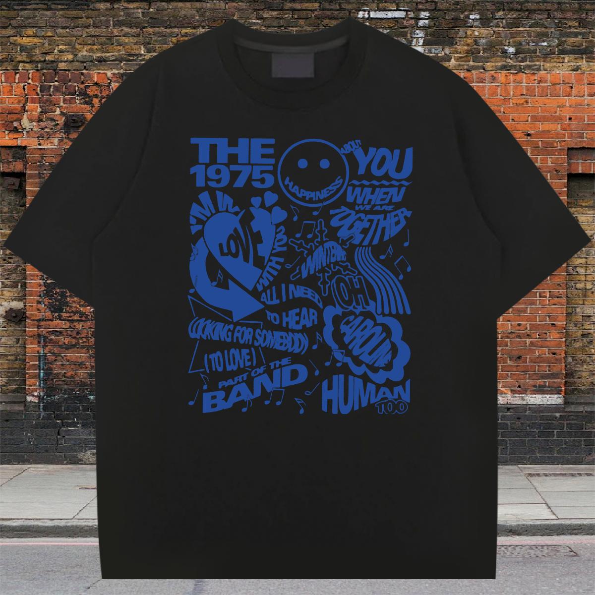 Wholesale Mens T Shirts Casual Round Neck Short Sleeve Men Tshirts Designer Black White Clothes