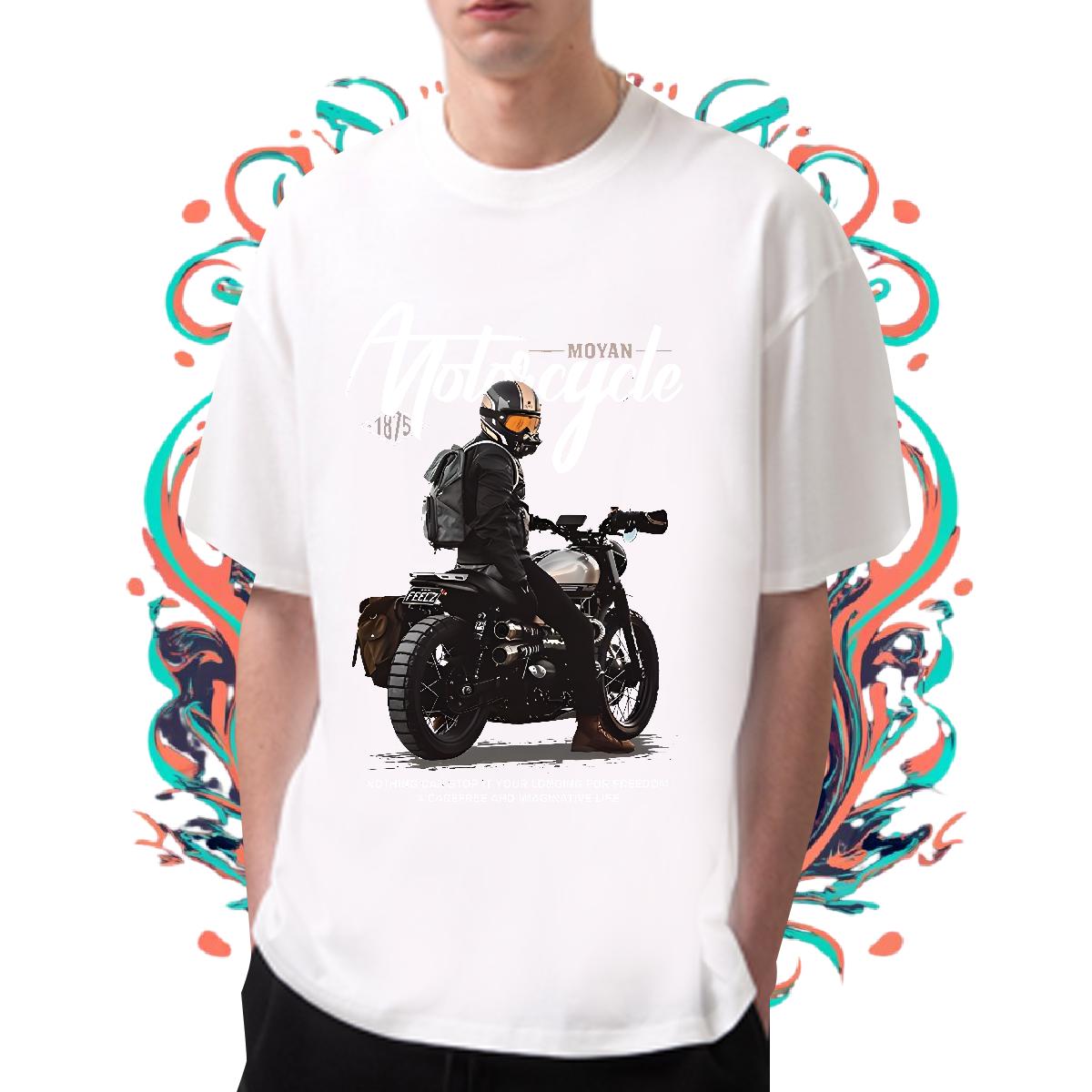 Custom Man T Shirts Anime Print Beach Men Tshirts 180g Cotton High Quality Top Tees