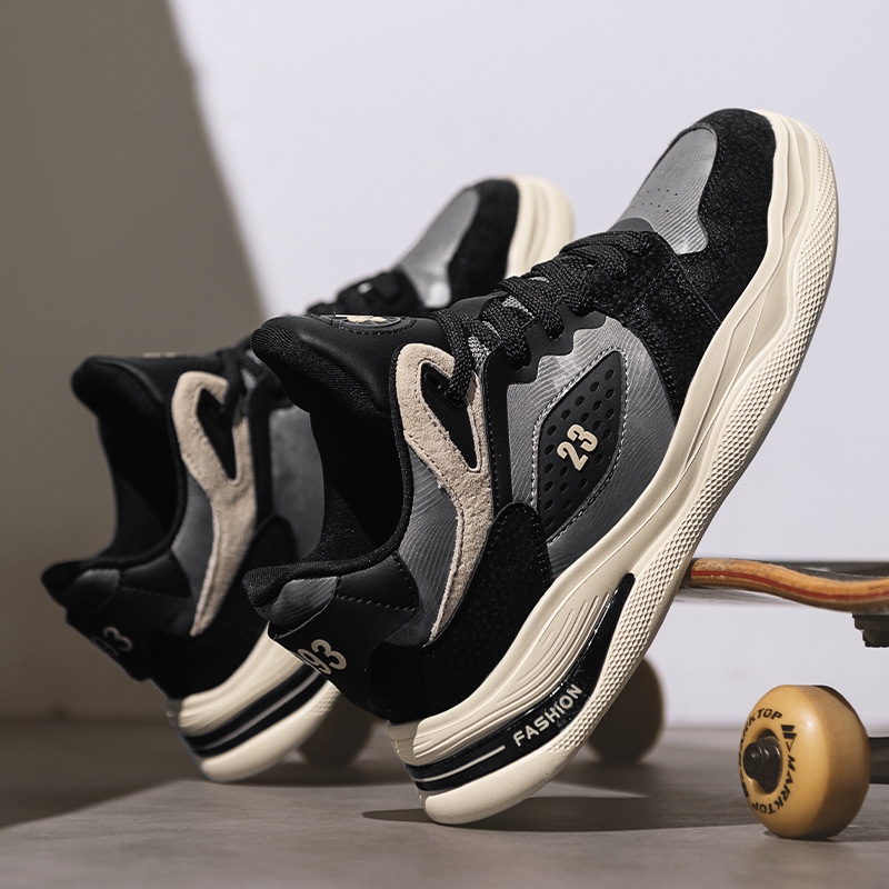 Sports Summer Leisure Breathable New Basketball Trendy and Versatile Free Shipping Unique Design Lace up Men Running Shoes Lhshoe