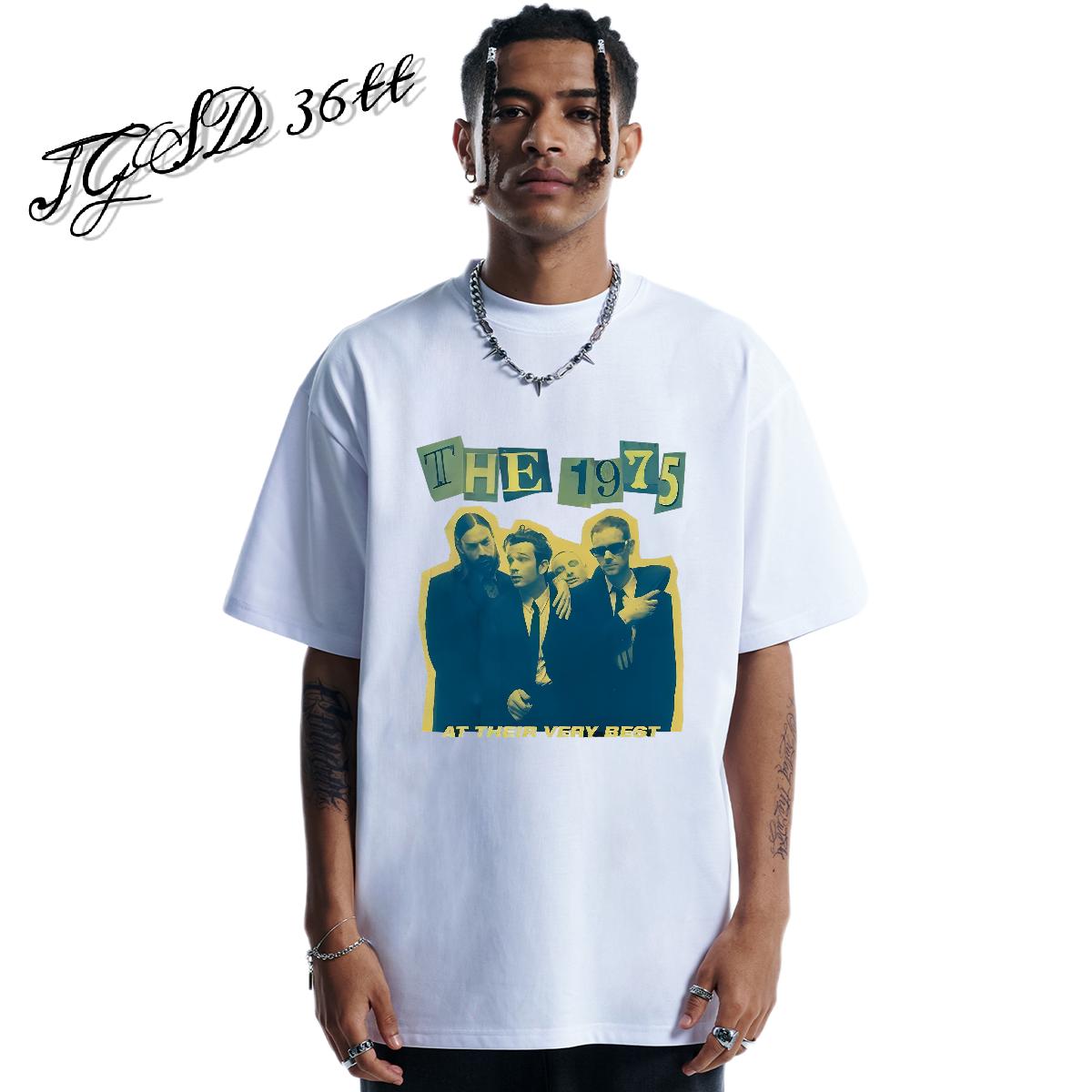Designer Mens T Shirts Custom Print Plus Size Men Tees Daily Outfit Breathable Crew Neck Cotton Classic Wear